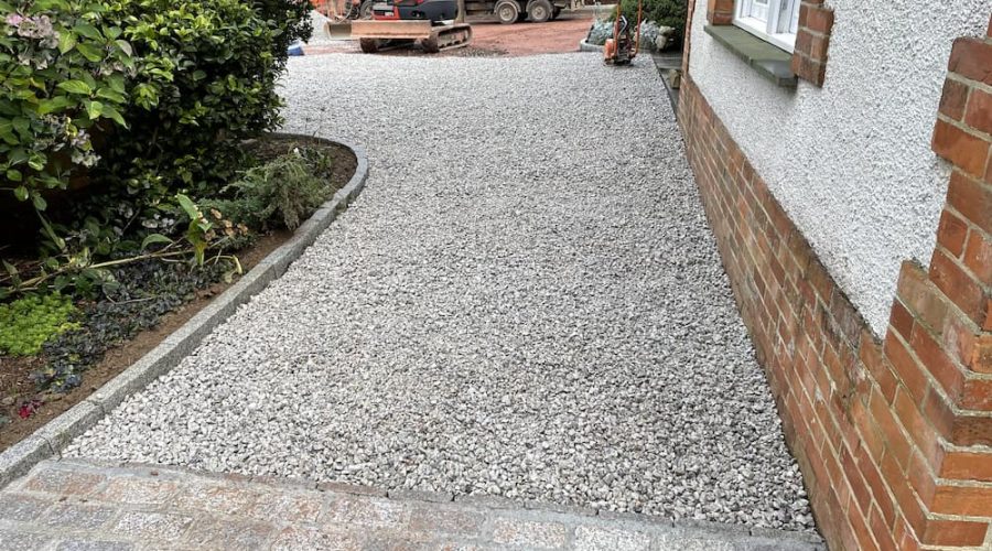 stone gravel driveway