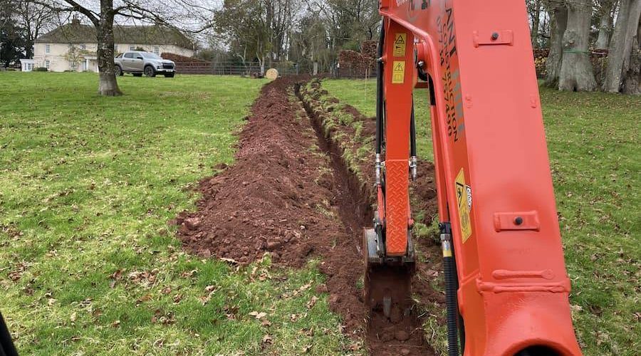 Pipe installation groundwork